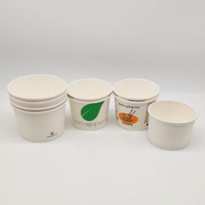 Takeaway Food Service Paper Bowl With Lid