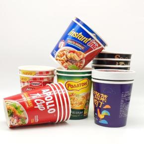 Instant Noodle Or Soup Paper Cup And Bowl