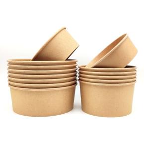 Foodservice Paper Salad Bowl With Lid